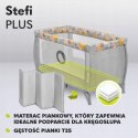 Łóżeczko turystyczne DWUPOZIOMOWE Lionelo Stefi