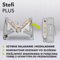 Łóżeczko turystyczne DWUPOZIOMOWE Lionelo Stefi