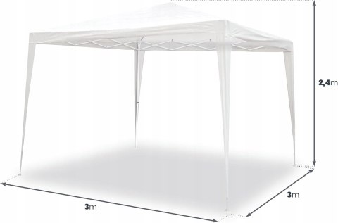 Pawilon Ogrodowy SmartSun Javea biały 3x3 m Pawilon Ogrodowy SmartSun Javea biały 3x3 m