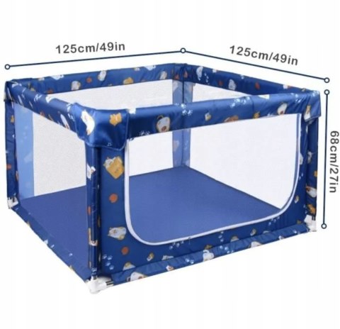 Składany Kojec dla dzieci WIKAY 125 x 125 cm Składany Kojec dla dzieci WIKAY 125 x 125 cm