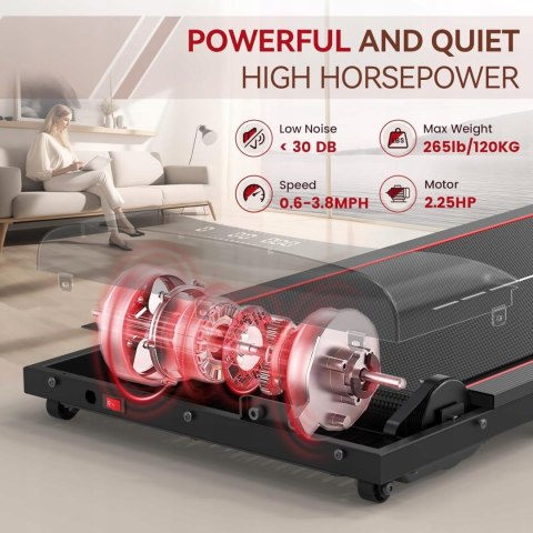 Bieżnia elektryczna JOROTO Unisex do 120 kg Bieżnia elektryczna JOROTO Unisex do 120 kg