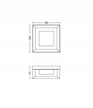 Kinkiet zewnętrzny PHILIPS HUE zintegrowane źródło LED Econic Kinkiet zewnętrzny PHILIPS HUE zintegrowane źródło LED Econic