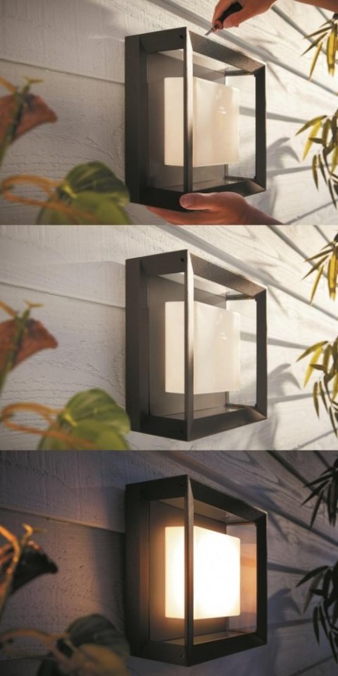 Kinkiet zewnętrzny PHILIPS HUE zintegrowane źródło LED Econic Kinkiet zewnętrzny PHILIPS HUE zintegrowane źródło LED Econic