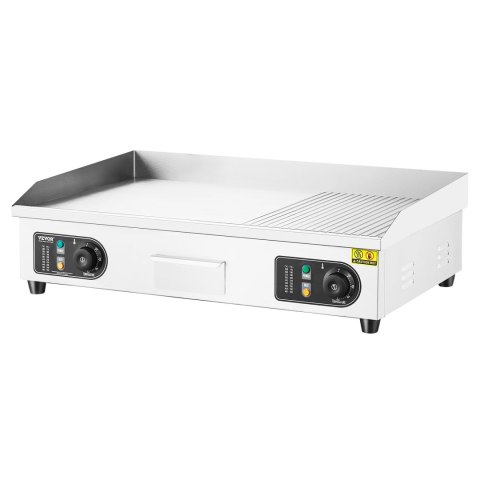 VEVOR Komercyjny grill elektryczny 4400W półpłaski grill do blatu roboczego VEVOR Komercyjny grill elektryczny 4400W półpłaski grill do blatu roboczego