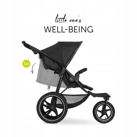 Wózek spacerowy sportowy Hauck Runner 2 black 25kg Wózek spacerowy sportowy Hauck Runner 2 black 25kg