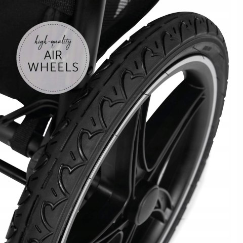 Wózek spacerowy sportowy Hauck Runner 2 black 25kg Wózek spacerowy sportowy Hauck Runner 2 black 25kg
