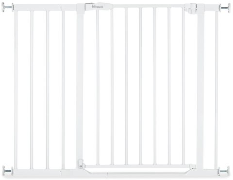 Barierka Hauck Clear Step 2 rozporowa biała 96-101 cm
