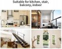 Barierka na drzwi Schody Star Ibaby 65 do 91 cm biała