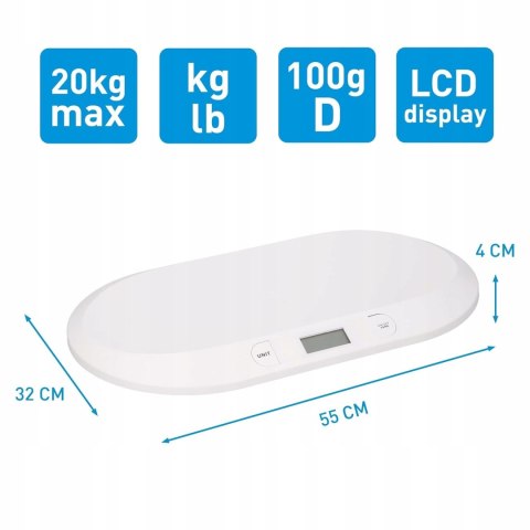Cyfrowa Waga Dla Niemowląt do 20 kg Grundig Cyfrowa Waga Dla Niemowląt do 20 kg Grundig