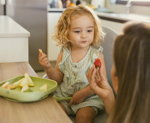 Interbaby talerzyk z przyssawką sylikonową Interbaby talerzyk z przyssawką sylikonową