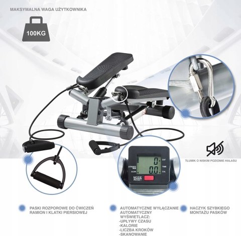Stepper prosty z linkami Ultrasport SUM ST Stepper prosty z linkami Ultrasport SUM ST