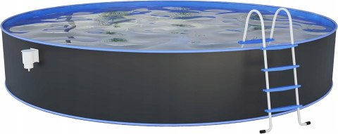 Zestaw basenowy Steinbach ze stalowymi ściankami Ø 450 x 120 cm