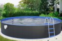 Zestaw basenowy Steinbach ze stalowymi ściankami Ø 450 x 120 cm
