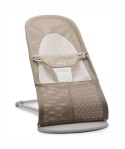 BABYBJORN - leżaczek SOFT MESH - Szary Beż/Biały