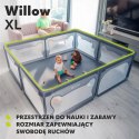 Duży Kojec dla dziecka Lionelo Willow XL 207x187 cm
