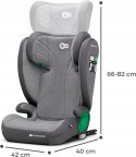 Fotelik samochodowy Kinderkraft JUNIOR FIX2 I-SIZE Graphite Grey 15-36 kg