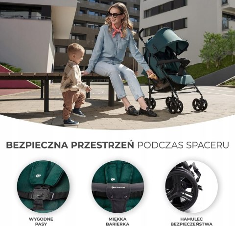 Wózek spacerowy Kinderkraft Tik zielony