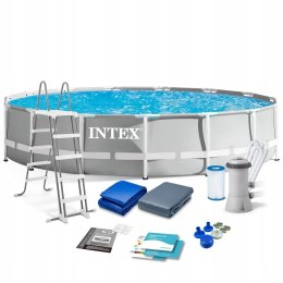 Basen stelażowy okrągły Intex 457 x 457x 107 cm