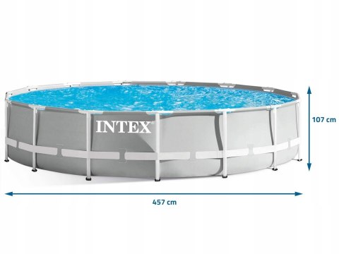 Basen stelażowy okrągły Intex 457 x 457x 107 cm Basen stelażowy okrągły Intex 457 x 457x 107 cm