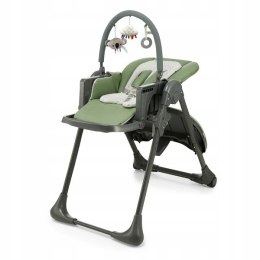 Kinderkraft TUMMIE krzesełko do karmienia 2 w 1 zielone