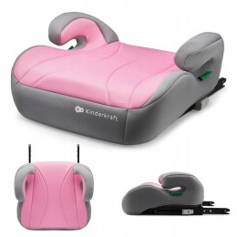 Kinderkraft i-Boost fotelik, podkładka samochodowa ISOFIX 15-36 kg Różowy