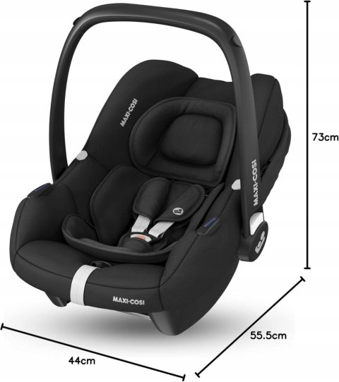 Maxi-Cosi fotelik CabrioFix i-Size 0-12kg Essential Black Maxi-Cosi fotelik CabrioFix i-Size 0-12kg Essential Black