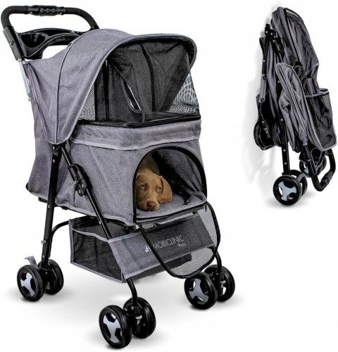 Mobiclinic pets, Składany wózek dla psa, Do 15 kg Mobiclinic pets, Składany wózek dla psa, Do 15 kg