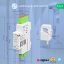 NOUS Przekaźnik ZigBee Smart 120A, monitor energii, Alexa & Google Home