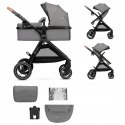 Wózek dziecięcy wielofunkcyjny Kinderkraft ESME 3w1 szary