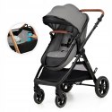 Wózek dziecięcy wielofunkcyjny Kinderkraft ESME 3w1 szary