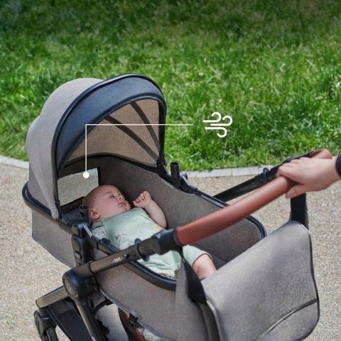 Wózek dziecięcy wielofunkcyjny Kinderkraft ESME 3w1 szary