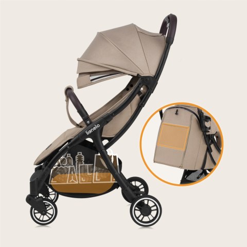 Wózek spacerowy do 22 kg Torba Akcesoria LIONELO LO-JULIEONE BEIGE SAND