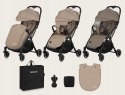 Wózek spacerowy do 22 kg Torba Akcesoria LIONELO LO-JULIEONE BEIGE SAND