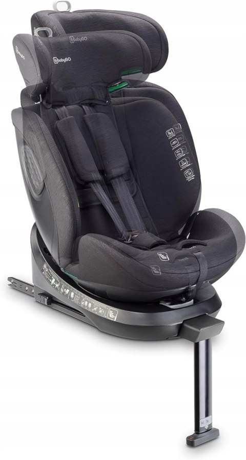 BABYGO MOVE 360 FOTELIK SAMOCHODOWY OBROTOWY 0-36 KG BLACK BABYGO MOVE 360 FOTELIK SAMOCHODOWY OBROTOWY 0-36 KG BLACK