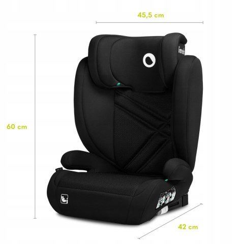 Fotelik lionelo Hugo i-Size Black Carbon 15-36 kg Fotelik lionelo Hugo i-Size Black Carbon 15-36 kg