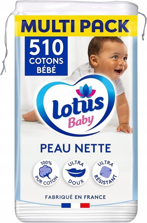 PŁATKI BAWEŁNIANE LOTUS BABY 6 x 85 szt. PŁATKI BAWEŁNIANE LOTUS BABY 6 x 85 szt.