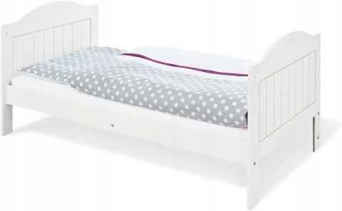 Pinolino 111617 Łóżko dziecięce Nina 140 x 70cm wykonane z litego świerku Pinolino 111617 Łóżko dziecięce Nina 140 x 70cm wykonane z litego świerku