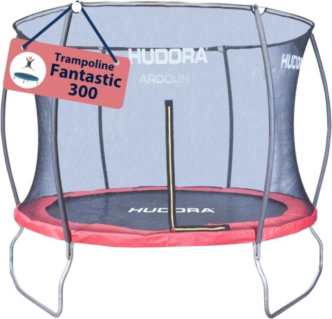 Trampolina Ogrodowa z siatką Hudora 300 cm Trampolina Ogrodowa z siatką Hudora 300 cm