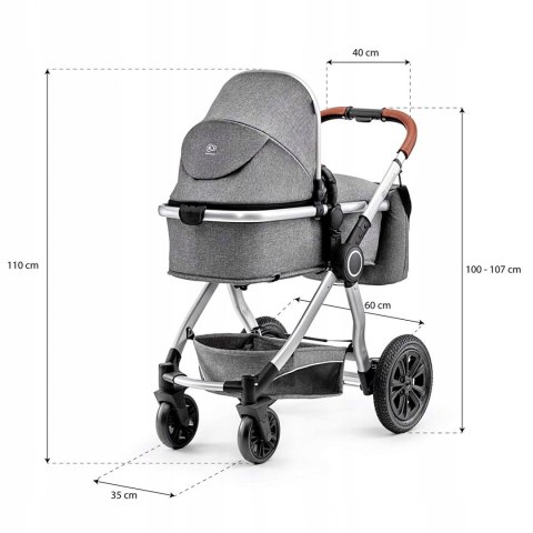 VEO 3w1 KinderKraft Wózek Wielofunkcyjny Szary VEO 3w1 KinderKraft Wózek Wielofunkcyjny Szary
