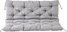 Ambientehome HANKO Poduszka z oparciem do ławki ogrodowej 150x98x8 szary