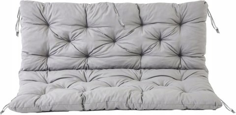 Ambientehome HANKO Poduszka z oparciem do ławki ogrodowej 150x98x8 szary