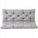 Ambientehome HANKO Poduszka z oparciem do ławki ogrodowej 150x98x8 szary