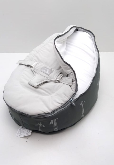 Babymoov Doomoo Nid Pufa leżaczek Giraf Grey 0m+ Babymoov Doomoo Nid Pufa leżaczek Giraf Grey 0m+