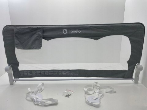 Barierka Ochronna do łóżka Lionelo Hanna 66x150 cm szara Barierka Ochronna do łóżka Lionelo Hanna 66x150 cm szara