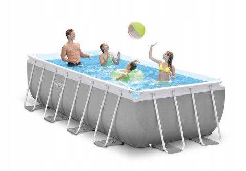 Basen stelażowy prostokątny Intex 400 x 200 x 122 cm Prism F Basen stelażowy prostokątny Intex 400 x 200 x 122 cm Prism F