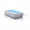 Basen stelażowy prostokątny Intex 400 x 200 x 122 cm Prism F