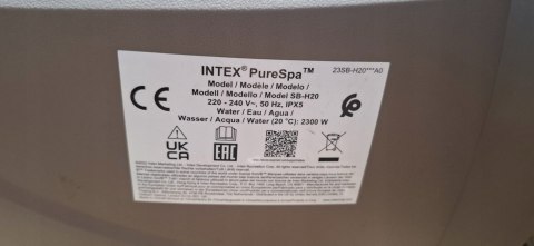 Basen z hydromasażem Spa Greywood INTEX 28440 - 4os. Basen z hydromasażem Spa Greywood INTEX 28440 - 4os.