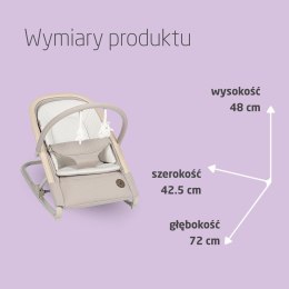 Bujaczek leżaczek Maxi-Cosi Kori 2 w 1 z łukiem z zabawkami beige
