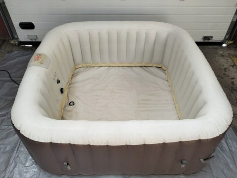 EASE.ZONE 7150015 Basen Jacuzzi Spa Pool3 z hydromasażem Kwadrat 185X185X65 EASE.ZONE 7150015 Basen Jacuzzi Spa Pool3 z hydromasażem Kwadrat 185X185X65