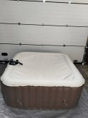 EASE.ZONE 7150015 Basen Jacuzzi Spa Pool3 z hydromasażem Kwadrat 185X185X65